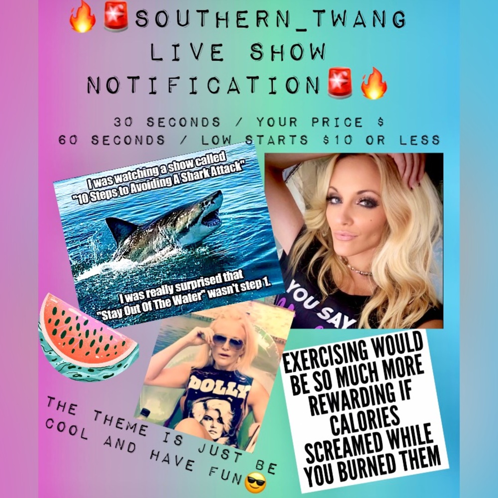 🚨🔥LIKE FOR LIVE SHOWS Notification y’all’s favorite circus SOUTHERN_TWANG🔥🚨
